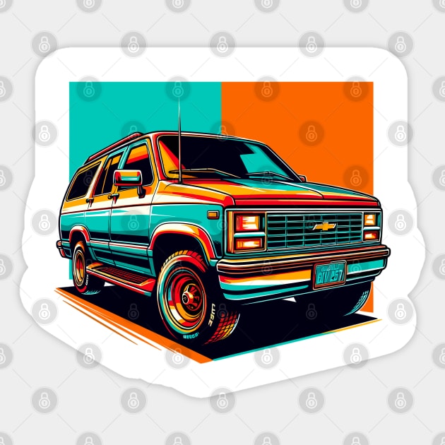 Chevrolet Astro Sticker by Vehicles-Art